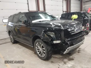 2018 Ford Expedition Limited with VIN 1FMJU2AT7JEA53212, listed as a IAAI auction lot 41482688 with 117,756 mi miles. Bid and sale history available at carsss.com. Image 1.