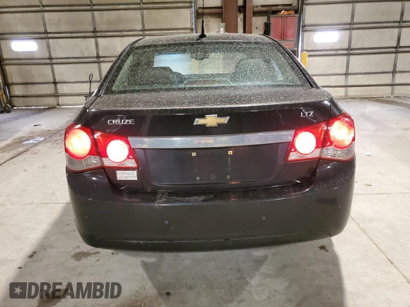 2011 Chevrolet Cruze LTZ with VIN 1G1PH5S94B7195538, listed as a Copart auction lot 49722775 with 226,946 mi miles and Salvage Title. Bid and sale history available at DreamBid. Image 6.