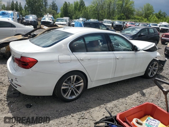 2018 BMW 3 Series 330i with VIN WBA8B9C5XJEE83087, listed as a Copart auction lot 58171245 with 69,846 mi miles and Salvage title. Bid and sale history available at DreamBid. Image 3.