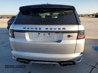2022 Land Rover Range Rover Sport SVR with VIN SALWZ2RE0NA231341, listed as a Copart auction lot 85320344 with 32,573 mi miles and Salvage Title. Bid and sale history available at DreamBid. Image 6.