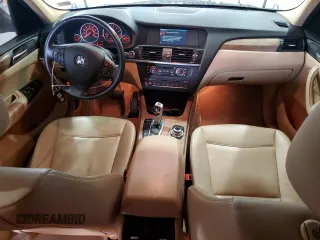 2012 BMW X3 28i with VIN 5UXWX5C56CL721970, listed as a Copart auction lot 51210875 with 125,661 mi miles and Salvage Title. Bid and sale history available at DreamBid. Image 8.