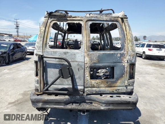 2001 Ford Econoline Passenger XL with VIN 1FBSS31F81HB74851, listed as a Copart auction lot 52738635 with Not provided miles and Non repairable. Bid and sale history available at DreamBid. Image 6.
