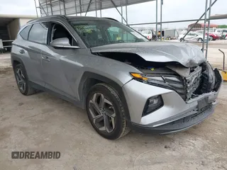 2024 Hyundai Tucson Limited with VIN 5NMJE3DE1RH354104, listed as a IAAI auction lot 42173146 with 33,648 mi miles and . Bid and sale history available at DreamBid. Image 1.