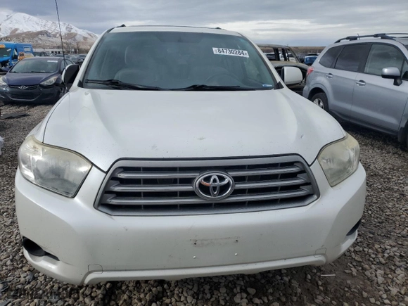 2008 Toyota Highlander with VIN JTEES41AX82036479, listed as a Copart auction lot 84730284 with 283,669 mi miles and Clean Title. Bid and sale history available at carsss.com. Image 5.