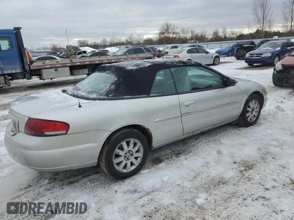 2005 Chrysler Sebring Limited with VIN 1C3EL65R35N542991, listed as a Copart auction lot 84969394 with 156,904 mi miles and Clean title. Bid and sale history available at DreamBid. Image 3.