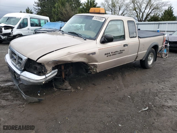 1998 Ford Ranger XL with VIN 1FTZR15X1WPA59518, listed as a Copart auction lot 51835065 with 525,977 mi miles and Salvage Title. Bid and sale history available at carsss.com. Image 1.