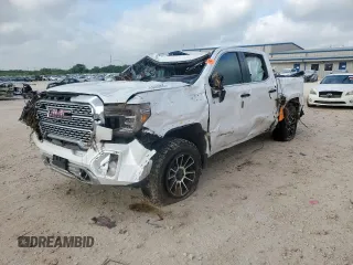 2019 GMC Sierra 1500 Denali with VIN 1GTU9FEL7KZ357607, listed as a Copart auction lot 64496825 with Not provided miles and Salvage title. Bid and sale history available at DreamBid. Image 1.