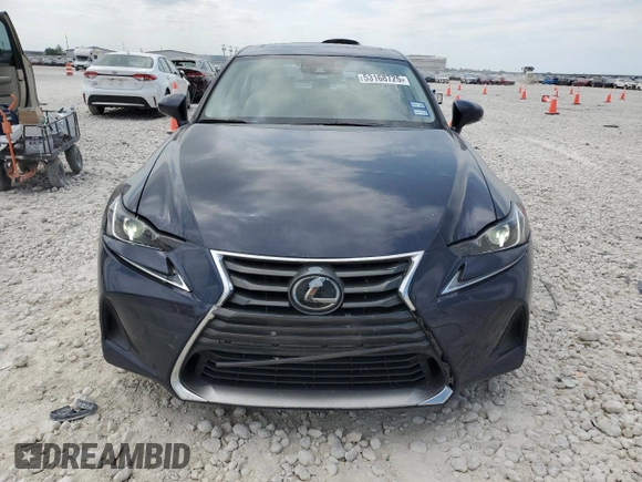 2018 Lexus IS with VIN JTHBA1D25J5068238, listed as a Copart auction lot 53168725 with 140,151 mi miles and Salvage Title. Bid and sale history available at carsss.com. Image 5.
