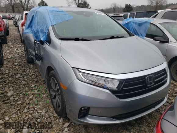 2024 Honda Odyssey Touring with VIN 5FNRL6H87RB008073, listed as a Copart auction lot 89126895 with 127,003 mi miles and Non Repairable. Bid and sale history available at carsss.com. Image 5.