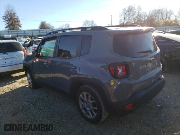2020 Jeep Renegade Latitude with VIN ZACNJABB2LPL33819, listed as a Copart auction lot 80335293 with Not Provided miles and Salvage Title. Bid and sale history available at DreamBid. Image 2.