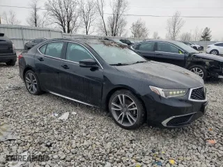 2019 Acura TLX w/Technology Pkg with VIN 19UUB2F45KA003086, listed as a Copart auction lot 86333114 with 76,112 mi miles and Clean Title. Bid and sale history available at carsss.com. Image 4.