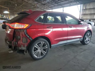 2017 Ford Edge Titanium with VIN 2FMPK3K86HBB43750, listed as a Copart auction lot 45764185 with 122,436 mi miles and Salvage Title. Bid and sale history available at carsss.com. Image 3.