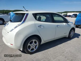 2012 Nissan LEAF SL with VIN JN1AZ0CP8CT023955, listed as a Copart auction lot 55696755 with 39,181 mi miles and Clean Title. Bid and sale history available at DreamBid. Image 3.