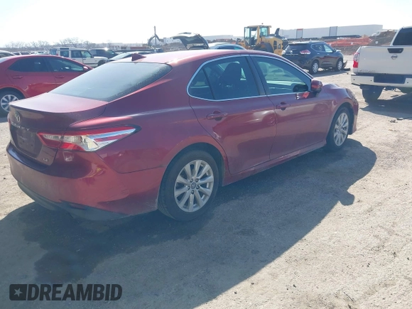 2019 Toyota Camry LE with VIN 4T1B11HK4KU725075, listed as a IAAI auction lot 41781275 with 156,856 mi miles and . Bid and sale history available at DreamBid. Image 4.