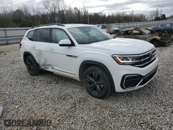 2021 Volkswagen Atlas SE with VIN 1V2RR2CA7MC594764, listed as a Copart auction lot 48194935 with 88,122 mi miles and Salvage title. Bid and sale history available at DreamBid. Image 4.