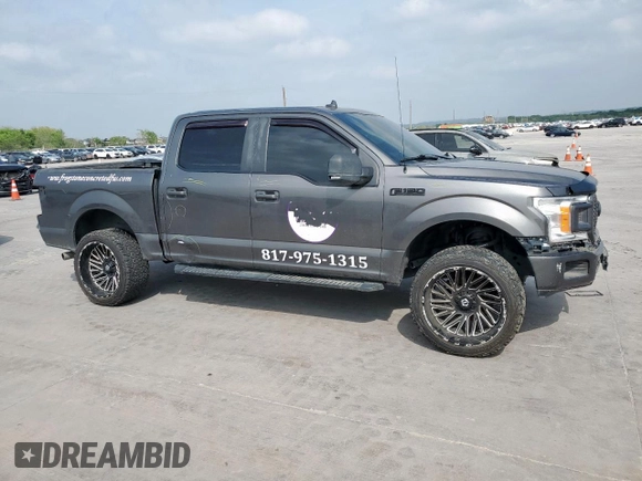 2020 Ford F-150 XL with VIN 1FTEW1CP4LKD72906, listed as a Copart auction lot 51623795 with 105,594 mi miles and Clean Title. Bid and sale history available at carsss.com. Image 4.