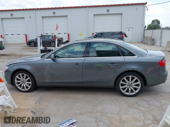 2013 Audi A4 Premium Plus with VIN WAUFFAFL4DN004199, listed as a IAAI auction lot 42286428 with 112,808 mi miles and . Bid and sale history available at DreamBid. Image 14.