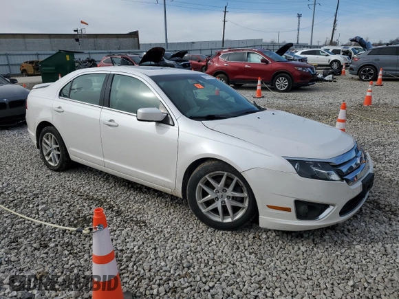 2011 Ford Fusion SEL with VIN 3FAHP0JA1BR219211, listed as a Copart auction lot 49779065 with 105,262 mi miles and Salvage Title. Bid and sale history available at carsss.com. Image 4.