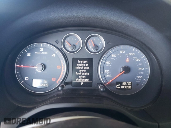 2013 Audi A3 Premium Plus with VIN WAUKJAFM0DA030456, listed as a Copart auction lot 60931685 with 107,250 mi miles and Salvage title. Bid and sale history available at DreamBid. Image 9.