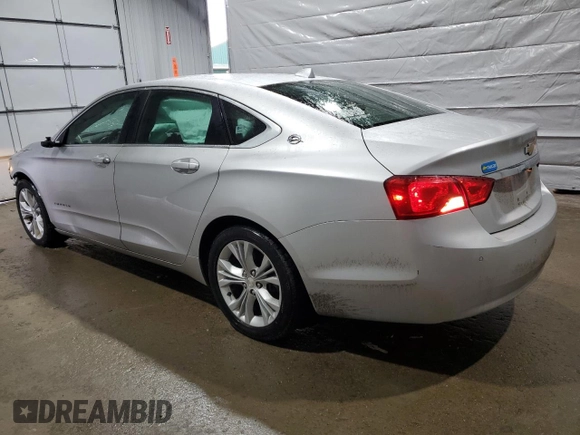 2014 Chevrolet Impala LT with VIN 2G1125S30E9105338, listed as a Copart auction lot 47850585 with 96,366 mi miles and Salvage Title. Bid and sale history available at DreamBid. Image 2.