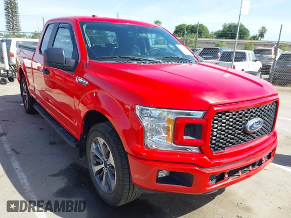 2019 Ford F-150 XL z VIN 1FTEX1CPXKKC96958, wystawiony jako IAAI lot #42290221 z przebiegiem 72 527 mil mil oraz . Historia ofert i sprzedaży dostępna na DreamBid. Obrazek 1.