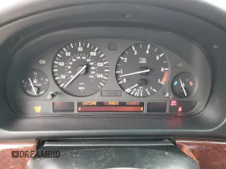 2003 BMW 5 Series 525i with VIN WBADT334X3GF43957, listed as a Copart auction lot 47324795 with 167,248 mi miles and Salvage Title. Bid and sale history available at carsss.com. Image 9.