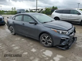 2019 Kia Forte LXS with VIN 3KPF24AD1KE136290, listed as a Copart auction lot 58561635 with 59,916 mi miles and Salvage title. Bid and sale history available at DreamBid. Image 4.