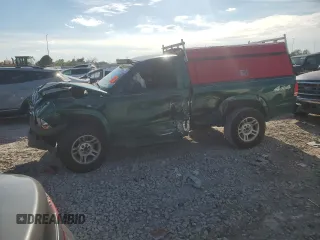 2003 Dodge Dakota with VIN 1D7GG16X73S359140, listed as a Copart auction lot 72383124 with 0 mi miles and Salvage Title. Bid and sale history available at carsss.com. Image 1.