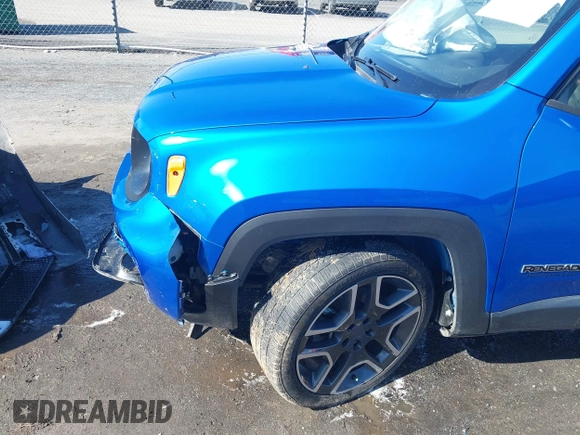 2020 Jeep Renegade Sport with VIN ZACNJAAB0LPM01438, listed as a IAAI auction lot 41608573 with 90,053 mi miles and . Bid and sale history available at carsss.com. Image 17.
