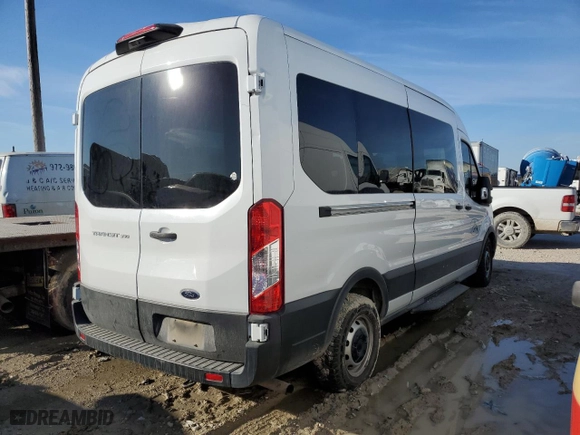 2022 Ford Transit Passenger Wagon XL with VIN 1FDAX2C81NKA36641, listed as a Copart auction lot 86621764 with 0 mi miles and Salvage Title. Bid and sale history available at carsss.com. Image 3.