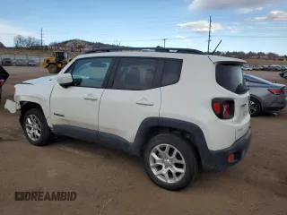 2017 Jeep Renegade Latitude with VIN ZACCJBBB5HPE43951, listed as a Copart auction lot 46699525 with 55,751 mi miles and Salvage Title. Bid and sale history available at carsss.com. Image 2.