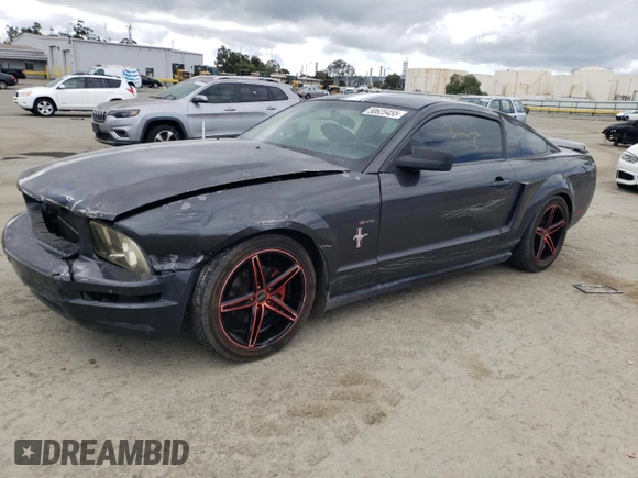 2008 Ford Mustang Deluxe with VIN 1ZVHT80N785203242, listed as a Copart auction lot 50625455 with 168,347 mi miles and Salvage Title. Bid and sale history available at carsss.com. Image 1.