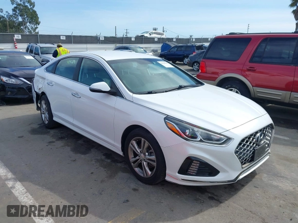 2019 Hyundai Sonata SEL with VIN 5NPE34AF6KH786609, listed as a IAAI auction lot 41561229 with 90,724 mi miles and . Bid and sale history available at DreamBid. Image 1.