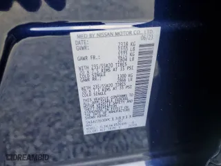 2023 Nissan Murano Platinum with VIN 5N1AZ2DJ0PC138313, listed as a Copart auction lot 48005195 with 1,495 mi miles and Salvage Title. Bid and sale history available at carsss.com. Image 13.