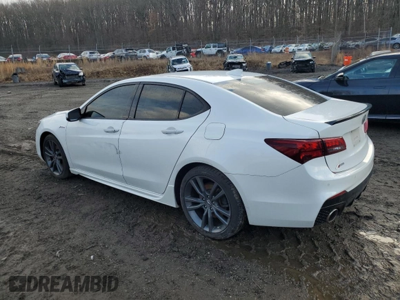 2020 Acura TLX w/A-Spec Pkg with VIN 19UUB1F62LA012955, listed as a Copart auction lot 49306725 with 54,003 mi miles and Salvage title. Bid and sale history available at DreamBid. Image 2.