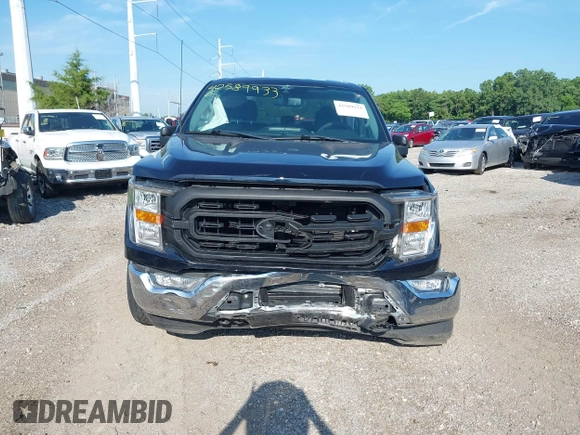 2021 Ford F-150 XL with VIN 1FTEX1EP3MFC93375, listed as a IAAI auction lot 42589933 with 65,132 mi miles and . Bid and sale history available at DreamBid. Image 12.