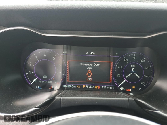 2022 Ford Mustang GT Premium with VIN 1FATP8FF4N5116885, listed as a Copart auction lot 89044225 with 28,490 mi miles and Clean title. Bid and sale history available at DreamBid. Image 9.