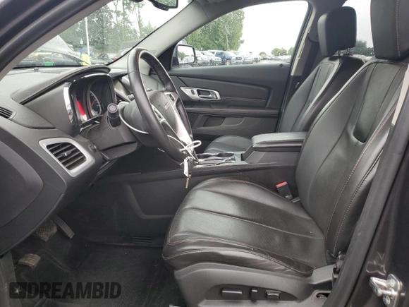 2015 GMC Terrain SLT with VIN 2GKFLXE38F6313783, listed as a Copart auction lot 62554985 with 57,684 mi miles and Salvage title. Bid and sale history available at DreamBid. Image 7.