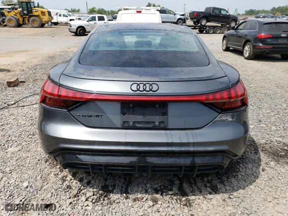 2022 Audi e-tron GT Premium Plus with VIN WAUCJBFW5N7004381, listed as a Copart auction lot 63516494 with 0 mi miles and Salvage Title. Bid and sale history available at carsss.com. Image 6.