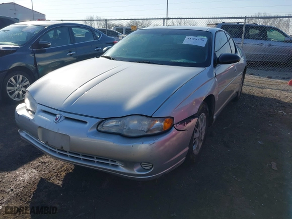2002 Chevrolet Monte Carlo LS with VIN 2G1WW12E129220014, listed as a IAAI auction lot 41781150 with 217,198 mi miles. Bid and sale history available at carsss.com. Image 17.