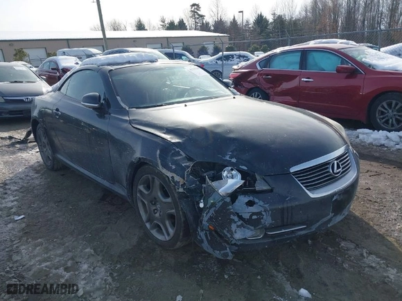2006 Lexus SC 430 with VIN JTHFN48Y269008343, listed as a IAAI auction lot 41233248 with NaN miles. Bid and sale history available at carsss.com. Image 1.