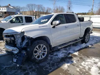 2024 Chevrolet Silverado 1500 LTZ with VIN 2GCUDGED7R1241386, listed as a Copart auction lot 42192895 with 12,203 mi miles and Salvage Title. Bid and sale history available at DreamBid. Image 1.