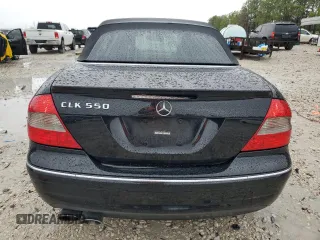2007 Mercedes-Benz CLK 550 with VIN WDBTK72G37T077852, listed as a Copart auction lot 44957585 with 195,015 mi miles and Salvage Title. Bid and sale history available at DreamBid. Image 6.