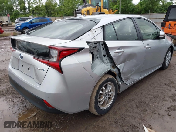 2019 Toyota Prius L Eco z VIN JTDKARFU2K3096560, wystawiony jako IAAI lot #42322950 z przebiegiem 20 866 mil mil oraz . Historia ofert i sprzedaży dostępna na DreamBid. Obrazek 4.