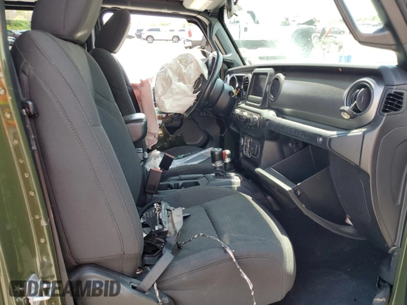 2022 Jeep Wrangler Unlimited Willys with VIN 1C4HJXDN4NW265295, listed as a Copart auction lot 58786775 with Not provided miles and Salvage title. Bid and sale history available at DreamBid. Image 7.