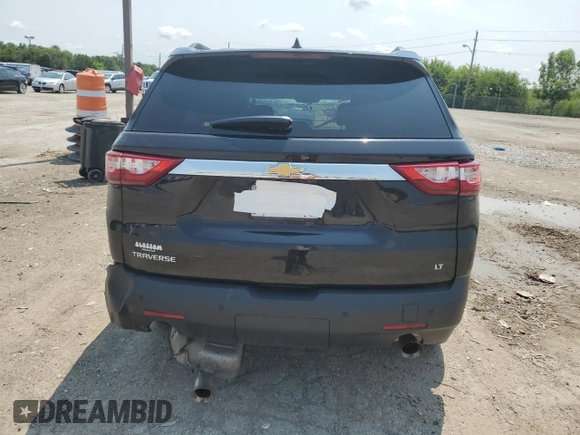 2019 Chevrolet Traverse LT Cloth with VIN 1GNERGKW6KJ217871, listed as a Copart auction lot 63568434 with 75,518 mi miles and Salvage Title. Bid and sale history available at carsss.com. Image 6.