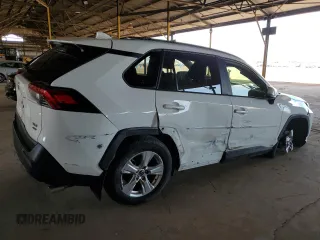 2019 Toyota RAV4 XLE with VIN JTMP1RFV7KJ007608, listed as a Copart auction lot 53856125 with 37,868 mi miles and Salvage Title. Bid and sale history available at DreamBid. Image 3.