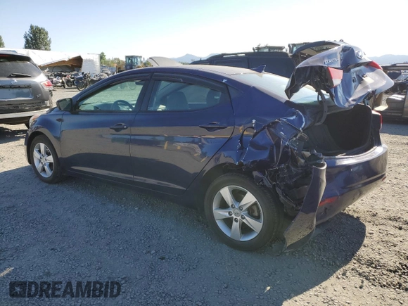 2013 Hyundai Elantra GLS z VIN 5NPDH4AE1DH246737, wystawiony jako Copart lot #64248184 z przebiegiem 132 716 mil mil oraz Szkody całkowita. Historia ofert i sprzedaży dostępna na DreamBid. Obrazek 2.