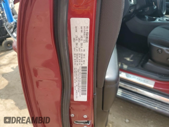 2015 Dodge Durango SXT with VIN 1C4RDJAG0FC120787, listed as a Copart auction lot 59395095 with 125,223 mi miles and Salvage title. Bid and sale history available at DreamBid. Image 13.