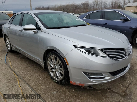 2015 Lincoln MKZ with VIN 3LN6L2J99FR628945, listed as a Copart auction lot 50573555 with 139,644 mi miles and Salvage title. Bid and sale history available at DreamBid. Image 4.